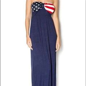 12pm  by Mon Ami flag Dress Size Medium